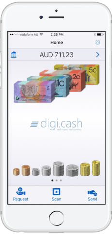 Digicash screen grab